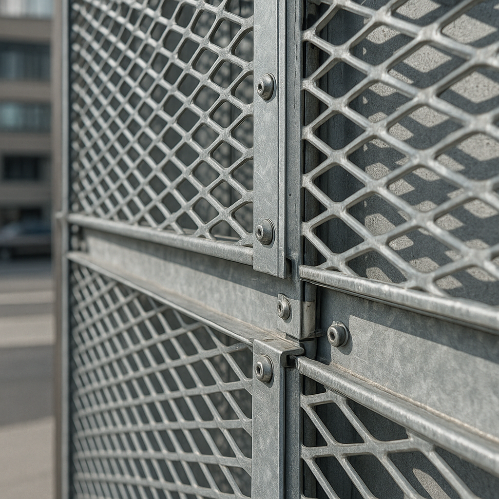 Modelos de tela metálica para revestimento de fachadas industriais