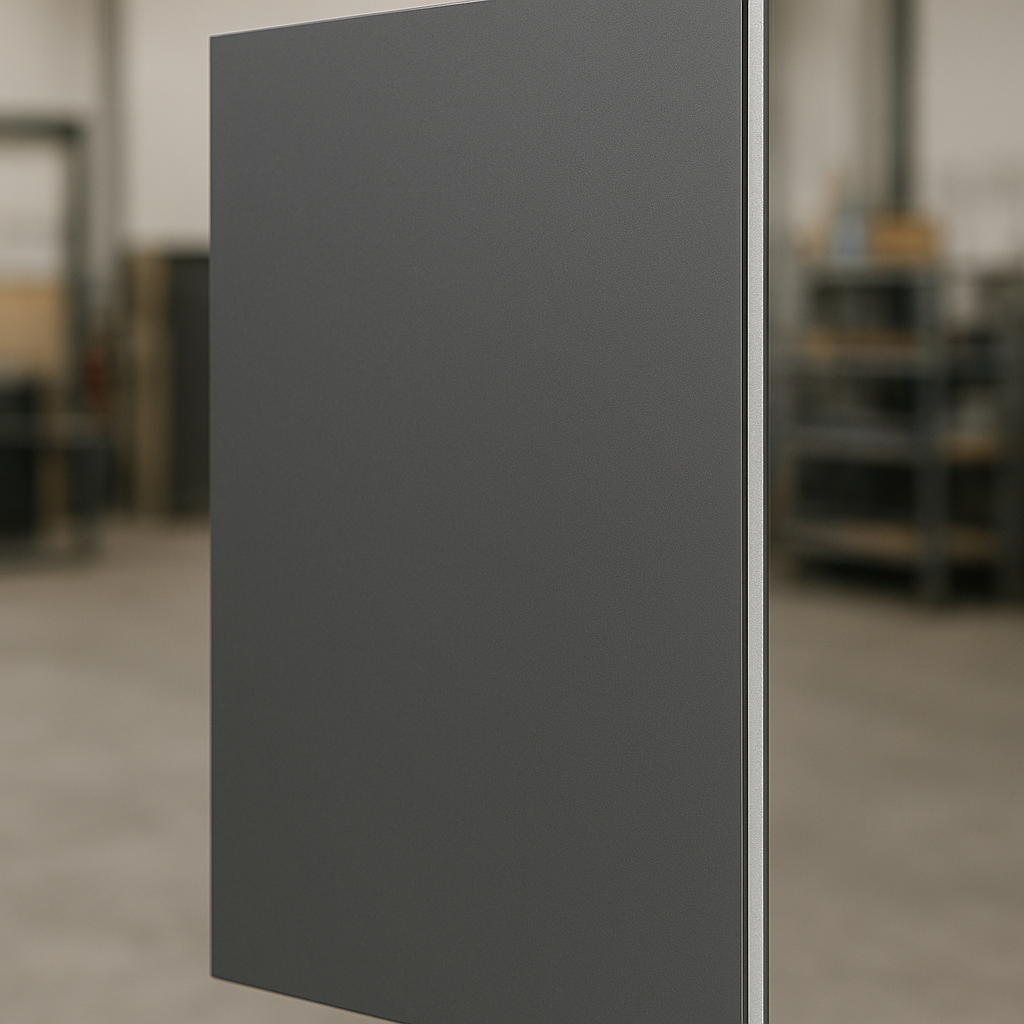 Processo de fabricação e montagem de porta de ACM