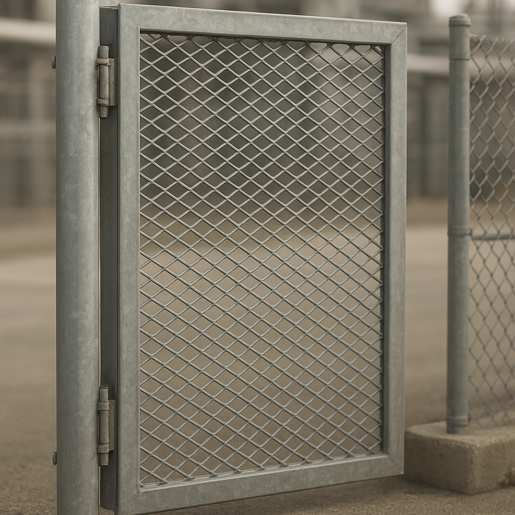 Portão com tela metálica guia técnico completo