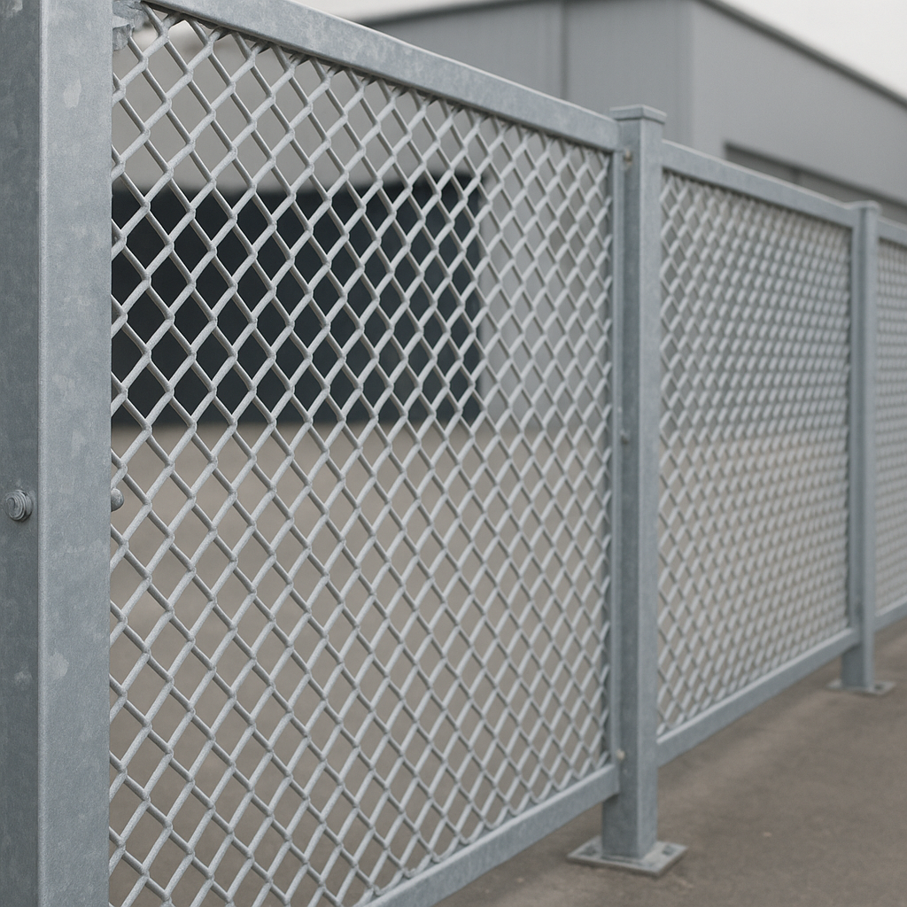 Cerca de chapa expandida metálica