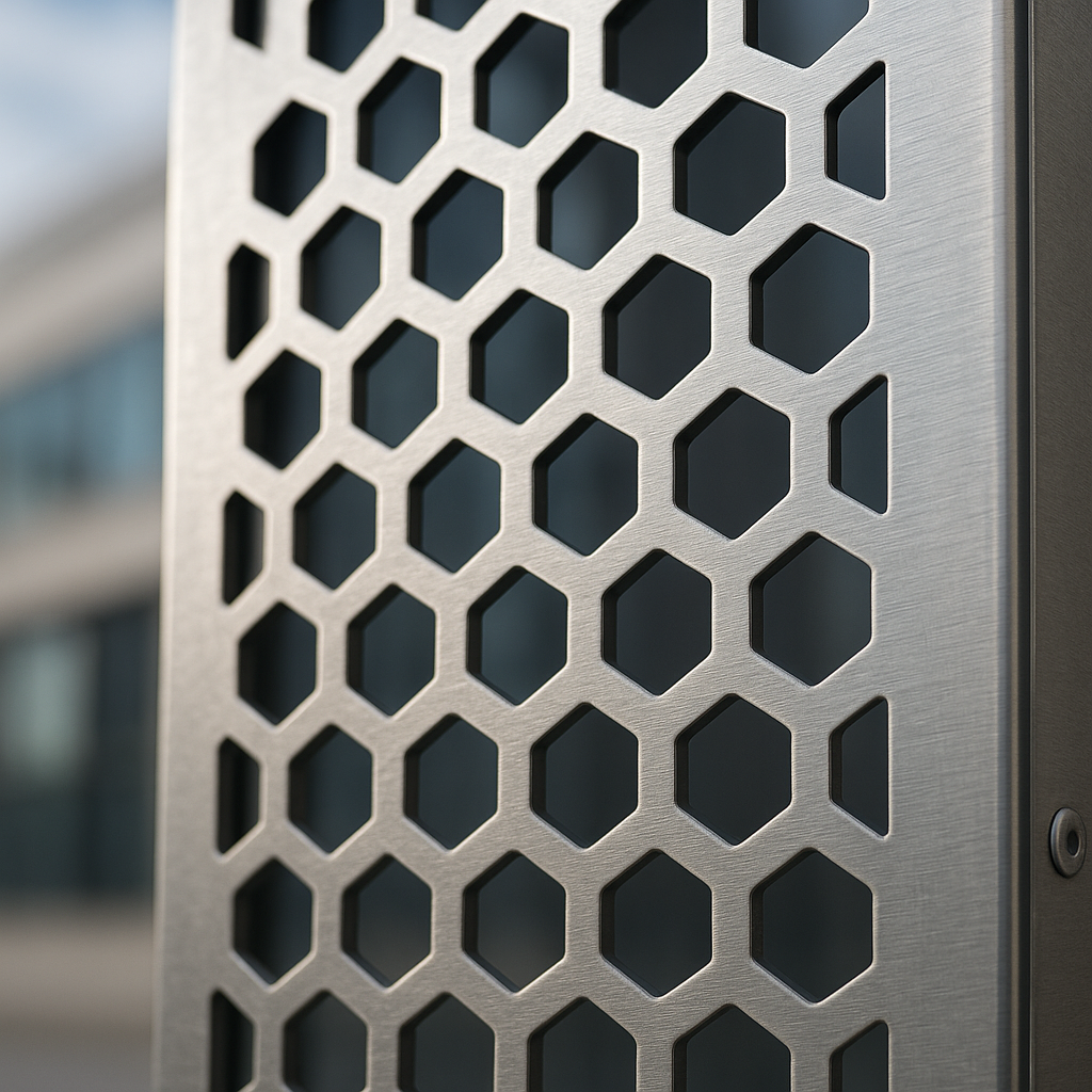 Chapa perfurada decorativa da indústria ao design