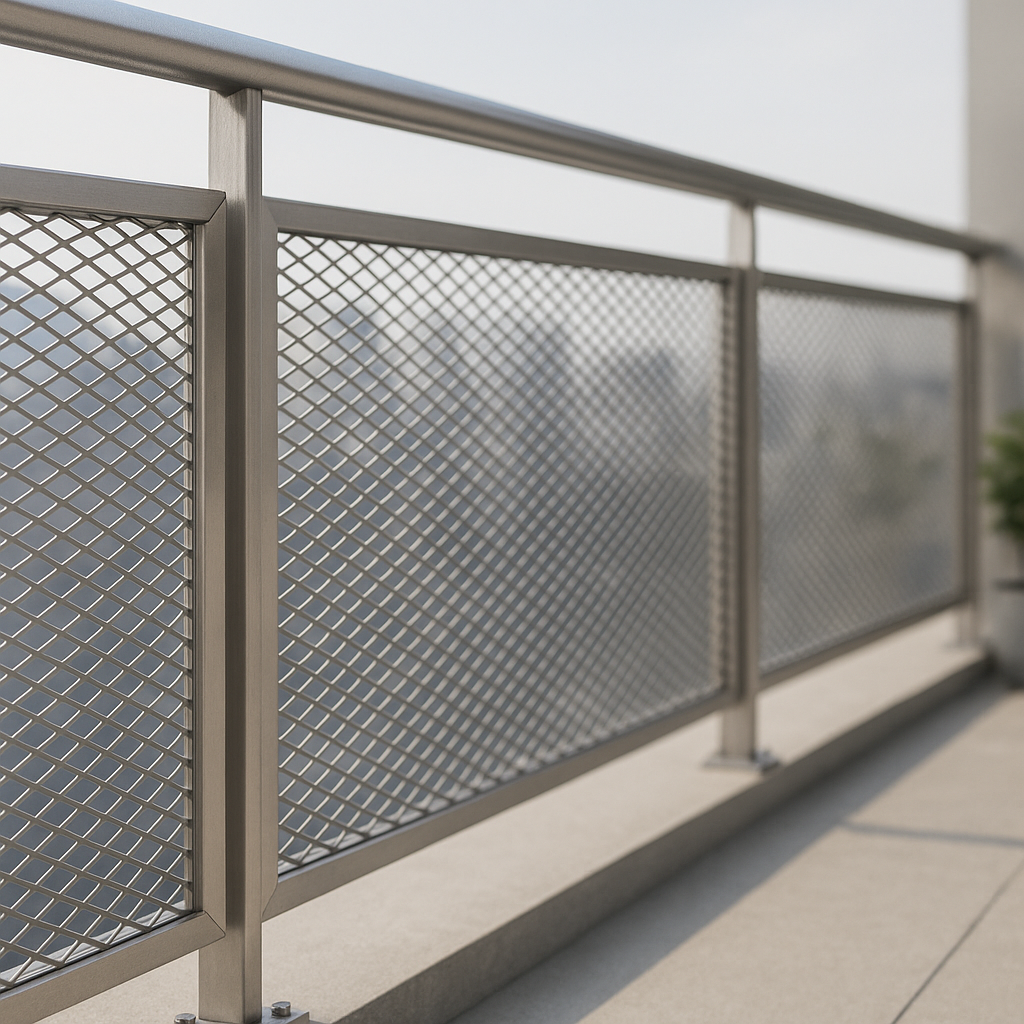 Materiais para guarda-corpo em projeto arquitetônico